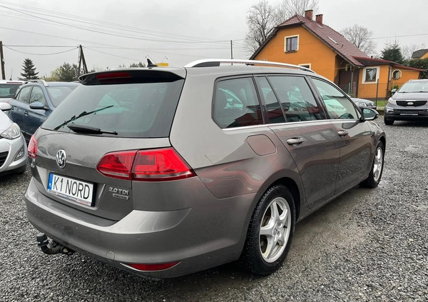 Volkswagen Golf cena 46900 przebieg: 213943, rok produkcji 2014 z Iłża małe 436